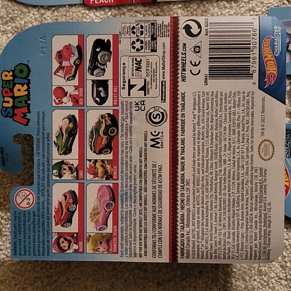 Nintendo Super Mario World Hotwheels. Complete 2021 Set of Six. - Picture 8 of 8